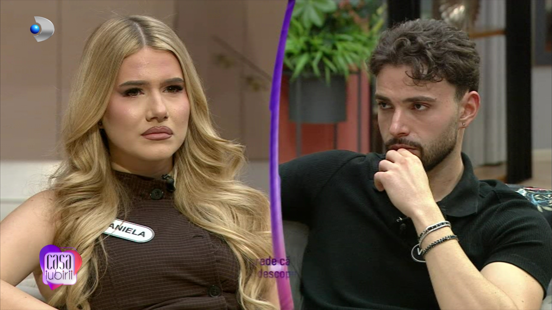 Daniela și Valentin sunt în pragul despărții: ,,Vreau să plec”. Motivul pentru care concurenta a vărsat lacrimi amare în ediția de astăzi a emisiunii “Casa iubirii”