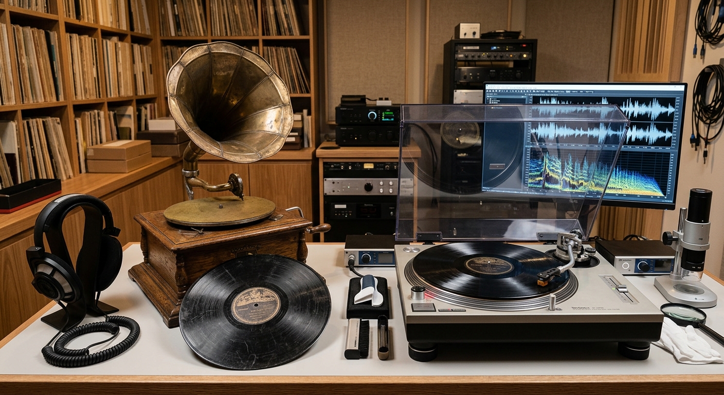 Restaurare audio: Păstrarea înregistrărilor istorice