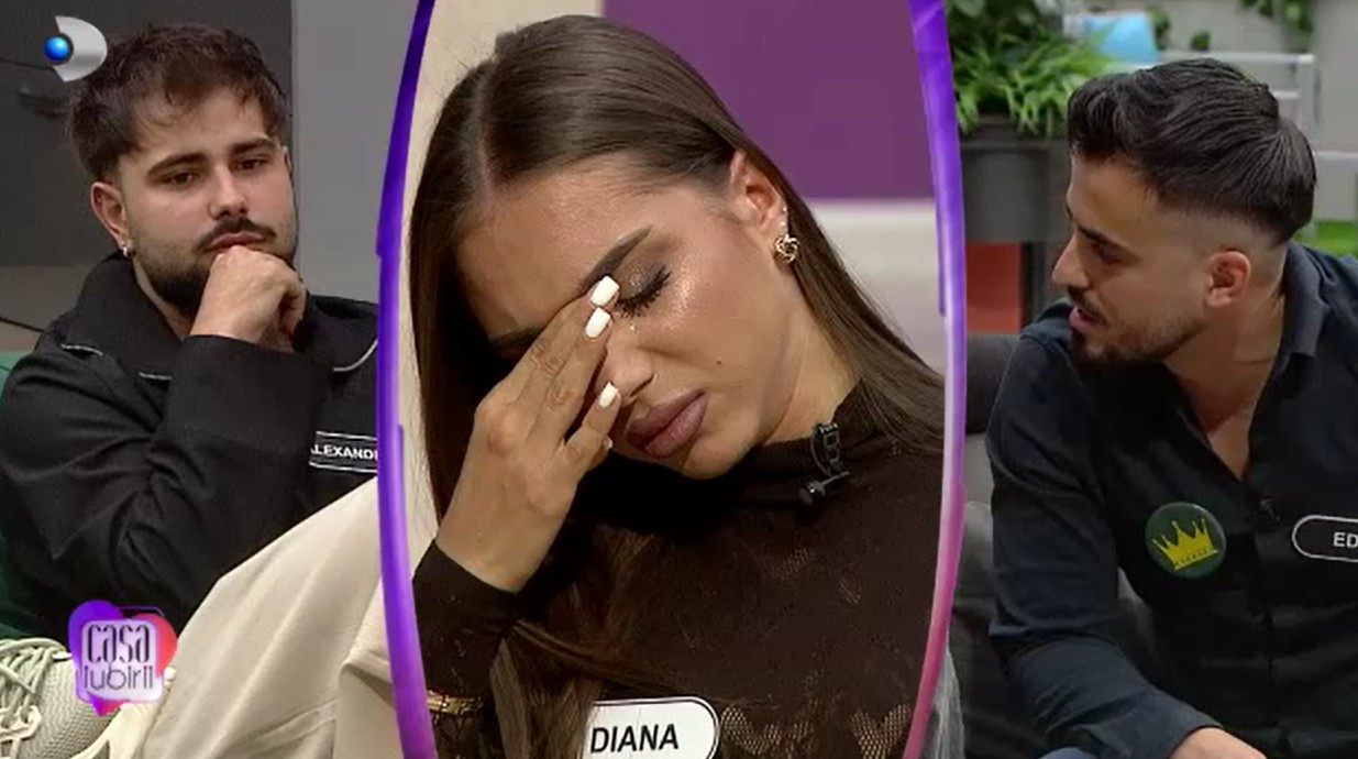 Diana varsă lacrimi amare din cauza lui Alexandru. Concurentul ar fi jignit-o: „Cum poți să o faci o femeie...?”