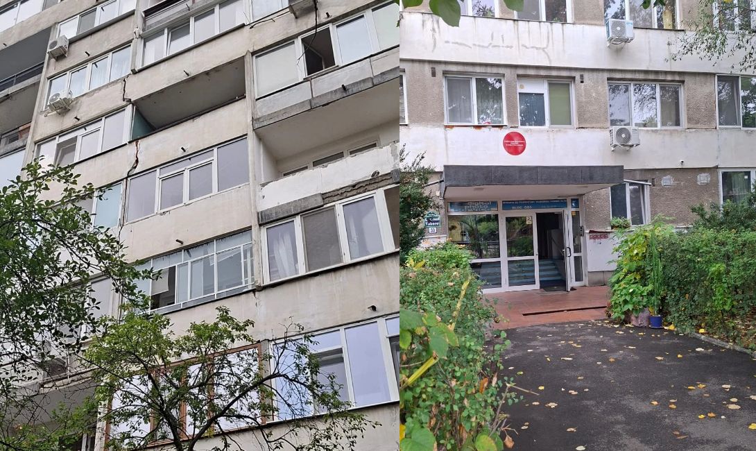 NEWS ALERT 65 de persoane evacuate dintr-un bloc cu risc seismic din București. O fisură uriașă a apărut între două scări ale imobilului