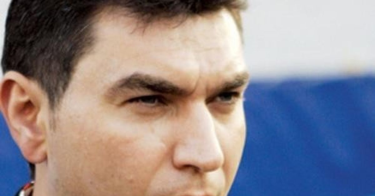 Cristi Borcea e la pamant dupa infrangerea lui Dinamo ...