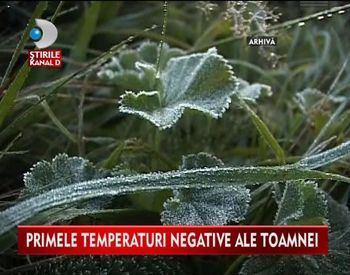 PROGNOZA METEO: Temperaturile vor scadea in toata tara VIDEO