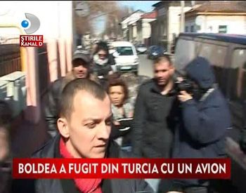 Boldea a fugit din tara VIDEO
