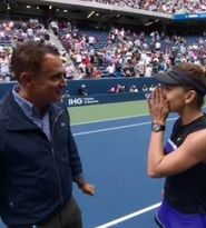 Ce i-a spus Simona Halep reporterului? S-a intamplat chiar pe teren, dupa victoria din primul tur de la US Open