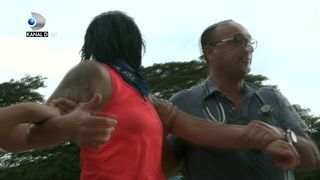 Imagini DRAMATICE! Accidentare in echipa Razboinicilor! A fost carata pe brate de medici! Despre cine este vorba