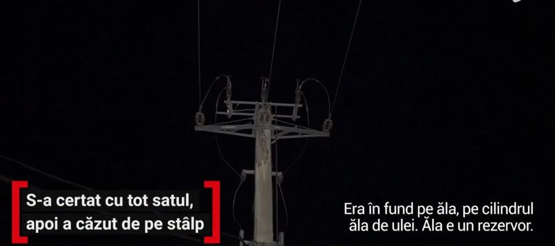 electrocutat pe stâlp dâmbovița