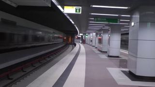 Imagini incredibile cu staţia de metrou Romancierilor, de pe magistrala Drumul Taberei - VIDEO