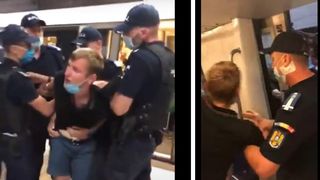 Scene șocante la metroul din Capitală. Ce a pățit un tânăr care a refuzat să poarte masca