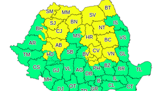 Alertă meteo: Cod Galben