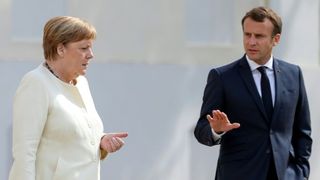 Angela Merkel şi Emmanuel Macron