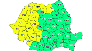Alertă meteo: Cod Galben