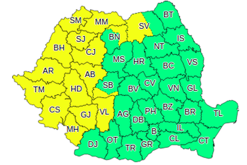 Cod galben de furtuni