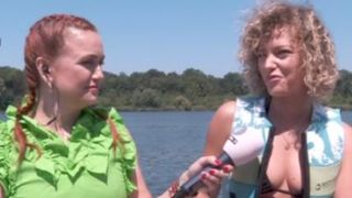 VIDEO - Alexia Țalavutis iubește sporturile nautice. Demonstrație spectaculoasă la Snagov