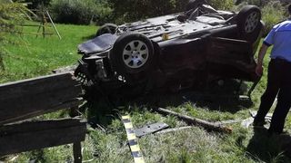 Grav accident &icirc;n Bistrița. Opt persoane au fost rănite, dintre care trei copii