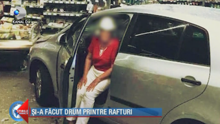 VIDEO | Şi-a făcut drum printre rafturi