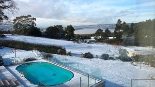 Țara în care a nins după 50 de ani. Imagini uluitoare