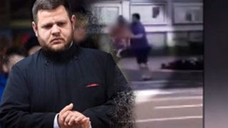 VIDEO | Preoteasă agresată cu copilul în braţe