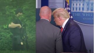 Donald Trump și-a întrerupt brusc conferința de presă, după un atac armat lângă Casa Albă