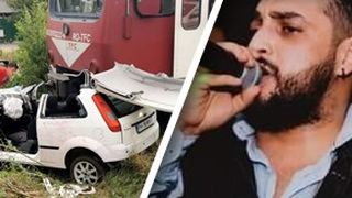 VIDEO - Și-a filmat propria moarte: Tavy Puștiu a murit după ce mașina sa a fost lovită de un tren