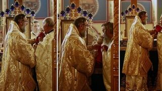 Copii și adulţi, &icirc;mpărtăşiţi cu aceeaşi linguriţă şi din acelaşi potir. La slujbă a participat și Marcel Ciolacu