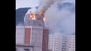 Incendiu la Consiliul Judeţean Caraş-Severin 