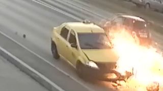 VIDEO | Poliţist după accident: "A vrut să mă omoare"