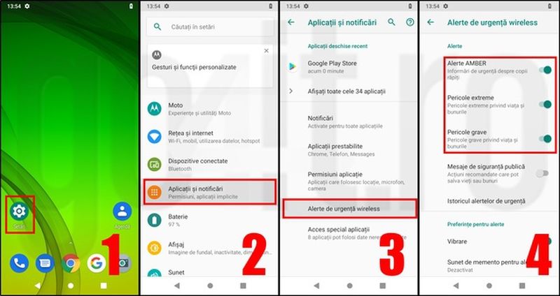 Cum dezactivezi sistemul RO-Alert de pe telefoanele iOS și Android