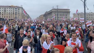 Protest uriaș în Belarus împotriva lui Lukaşenko - VIDEO