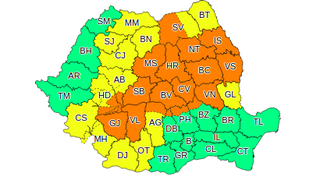 Alertă meteo: Cod portocaliu de furtuni