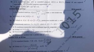 Bacalaureat 2020 toamna. Ce subiecte au picat la examenul de Matematică M1, M2 şi M3