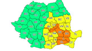 Alertă meteo de furtuni şi ploi