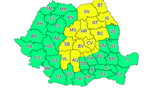 Alertă meteo de furtuni şi ploi