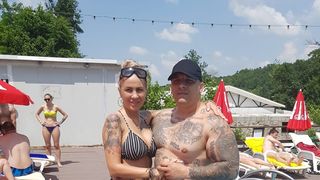 Adrian Corduneanu și soția Ramona 