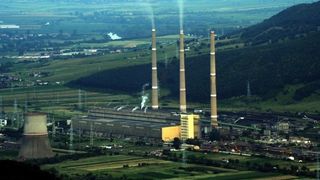 Protest spontan la Termocentrala Mintia