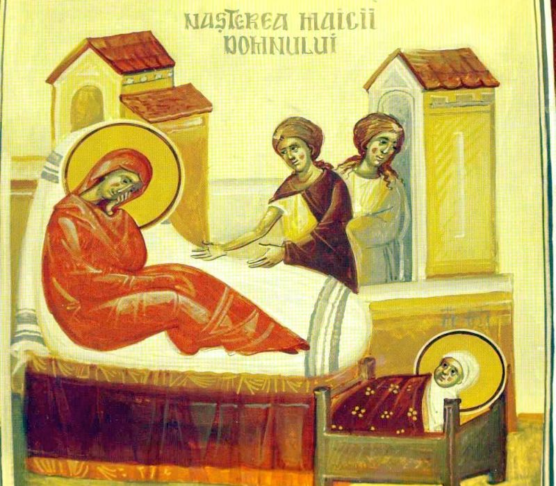 Sărbătoare astăzi: Nașterea Maicii Domnului sau Sfânta Maria Mică