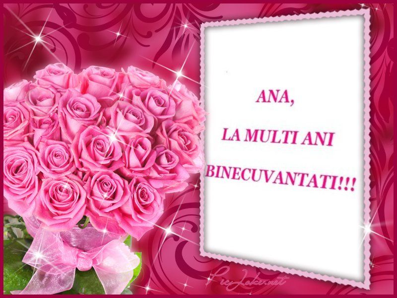 Felicitări de Sfânta Ana: La mulţi ani!