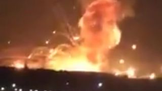 Explozie puternică la un depozit militar de muniţii din Iordania