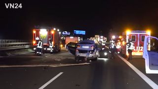 VIDEO - Patru români striviți într-un accident cumplit