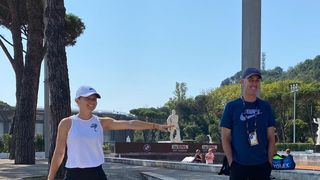 Simona Halep la Roma