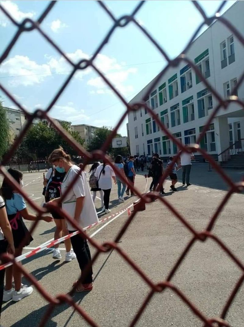 prima zi de școală la Giurgiu