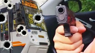 VIDEO - Episod sălbatic în trafic. Un vatman a fost împușcat în cap