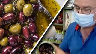 VIDEO - Măsline vopsite pe piață. Specialist: Pericol la fiecare pas