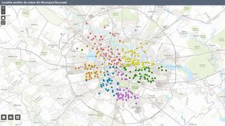 Hartă secții votare