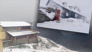 VIDEO - Prima zăpadă depusă în Bucegi. Iarna ne avertizează