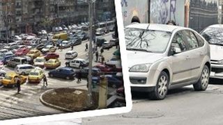 VIDEO - Rom&acirc;nia - parcări publice puține, mașini foarte multe