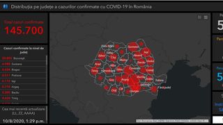 Harta interactiva coronavirus