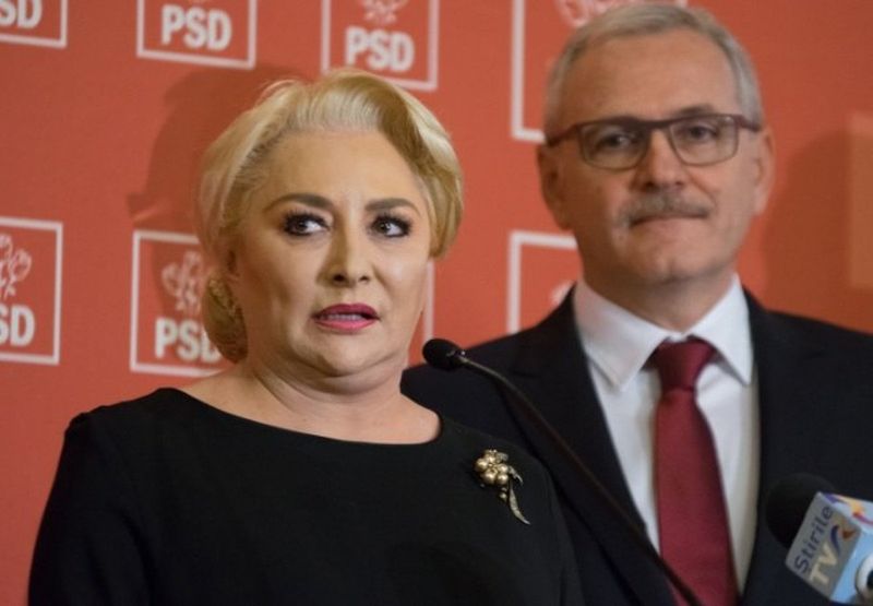 Viorica dăncila si Liviu Dragnea