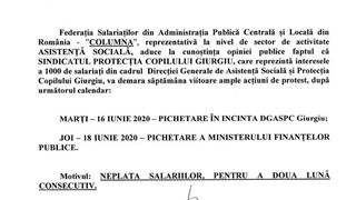 dgaspc giurgiu fără salarii