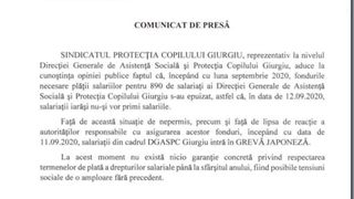dgaspc giurgiu fără salarii