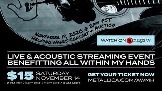 Trupa Metallica va susține online un concert acustic caritabil